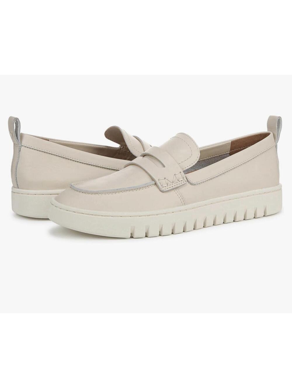Vionic Women’s Uptown Cream Loafer Slip-On Shoes size 9M NEW!